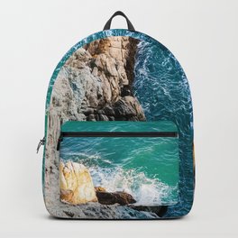 Ocean falaise 5 Backpack | Photo, Mer, Falls, Hdr, Digital, Wall, Sea, Art, Artist, Jsebouvi 