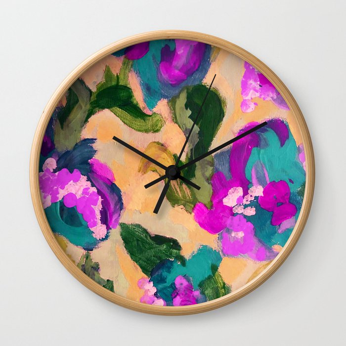 Sweet Sun (Flower Variation 2) Wall Clock
