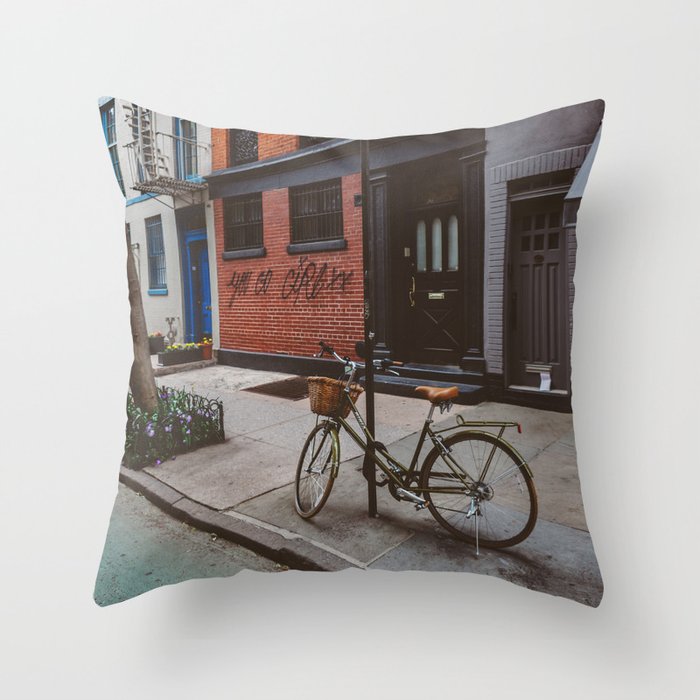 New York's West Village Throw Pillow