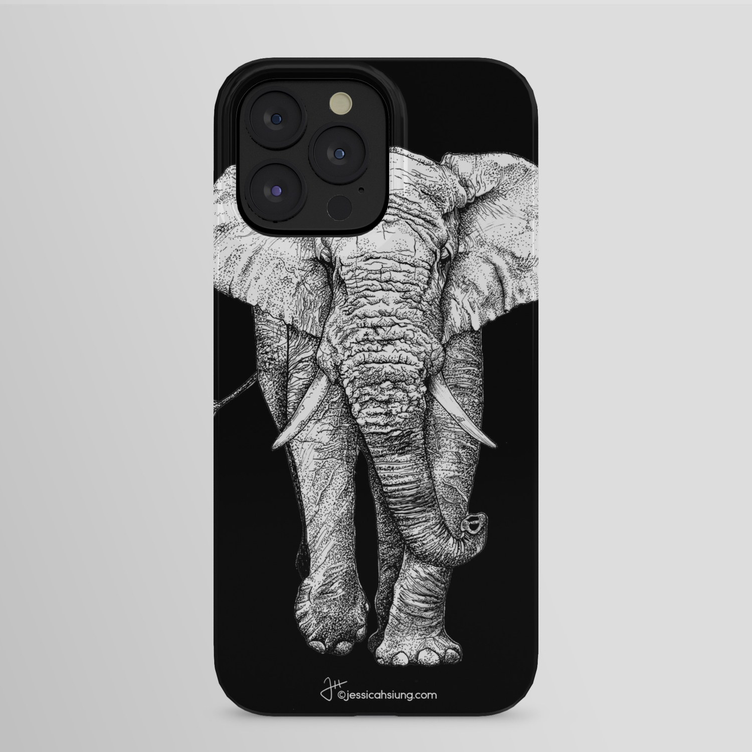 Vỏ iPhone hình voi châu Phi trên nền đen: Bạn yêu thích voi châu Phi và đang tìm kiếm một chiếc ốp iPhone vừa bảo vệ được thiết bị vừa làm đẹp cho điện thoại của mình? Hãy đến với chiếc ốp iPhone với hình voi châu Phi trên nền đen sang trọng này. Sản phẩm được làm từ chất liệu cao cấp, chống trầy xước và bảo vệ tối đa cho iPhone của bạn.