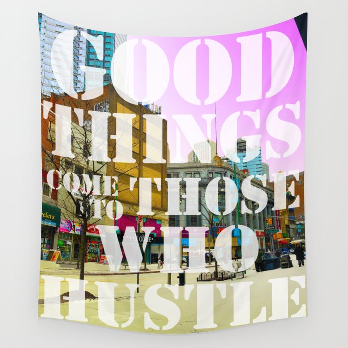 Hustle Wall Tapestry