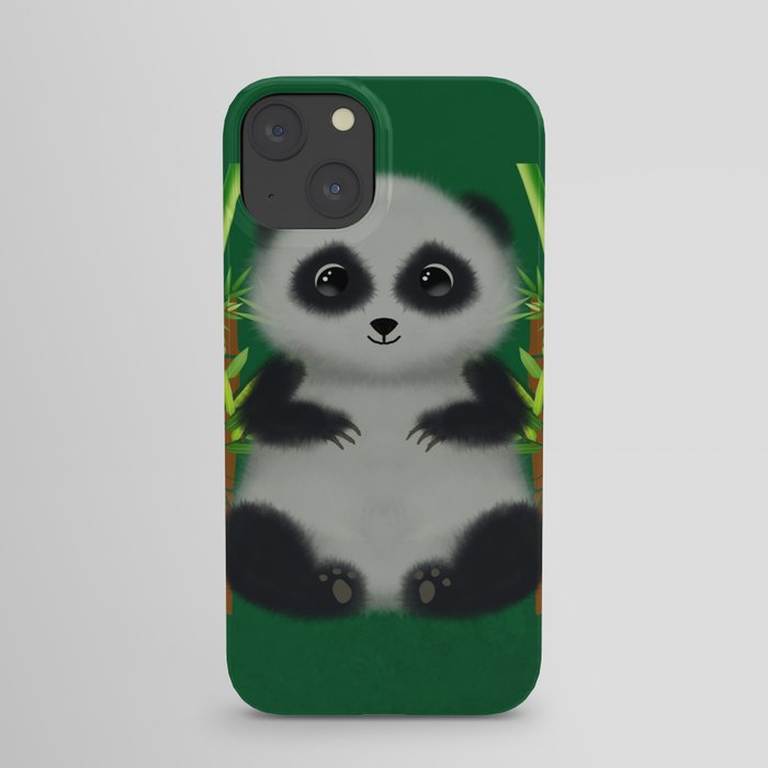 Panda Bear in Bamboo iPhone Case
