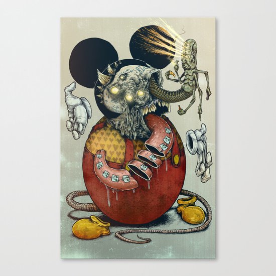 Acid Slouse Canvas Print
