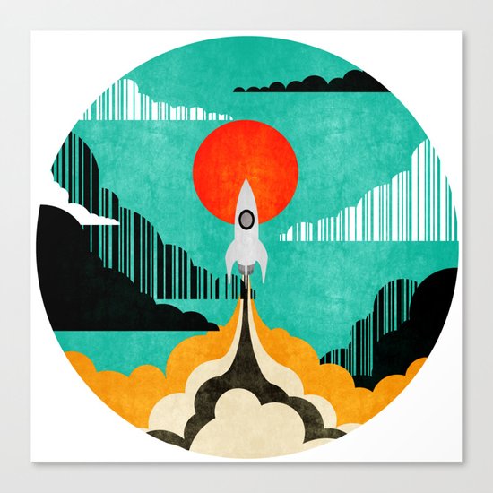 Spaceship C Canvas Print