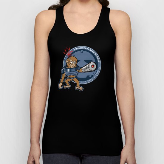 Automated Laser Monkey Unisex Tank Top