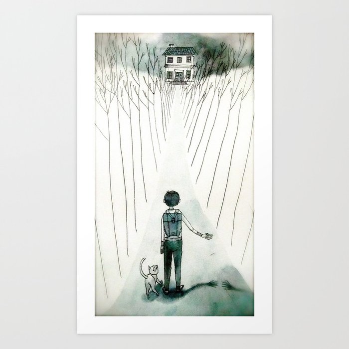 so lonely and so lost... Art Print