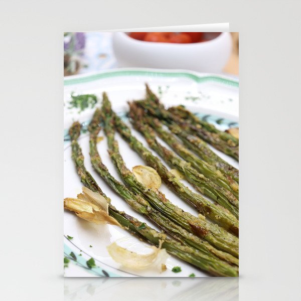 Roasted Asparagus Stationery Cards