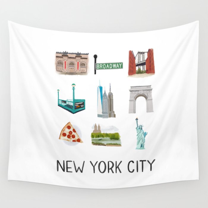 New York City Wall Tapestry