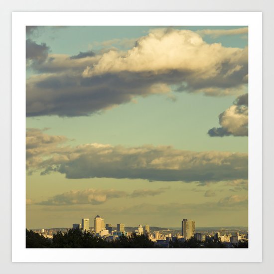 Sky above Art Print
