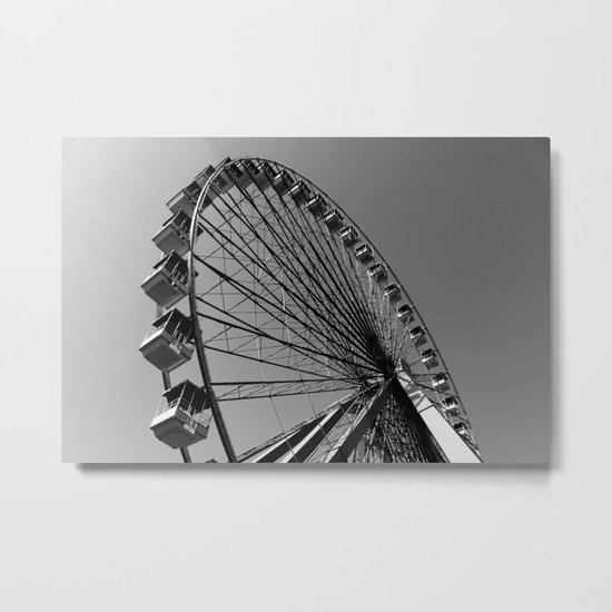 Big Wheel Metal Print
