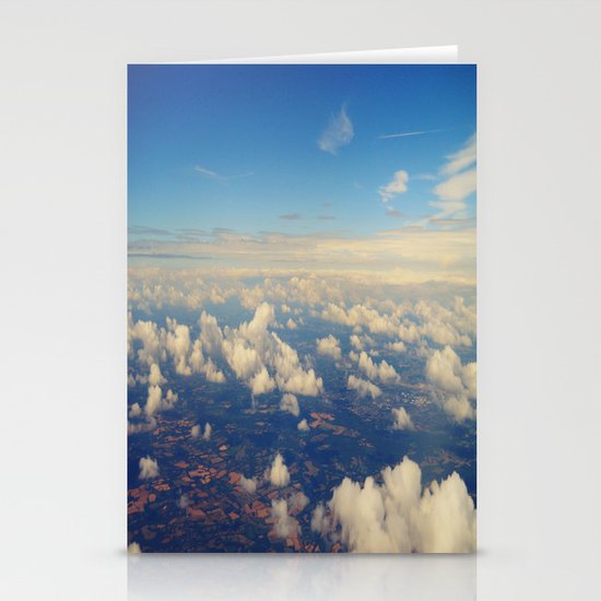 Above the clouds Stationery Cards