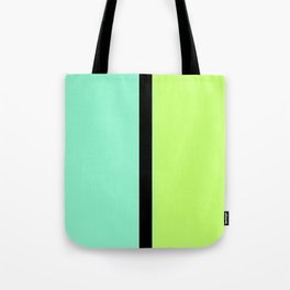 Blue and Green Tote Bag