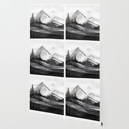 Black and white landscape 4 Wallpaper