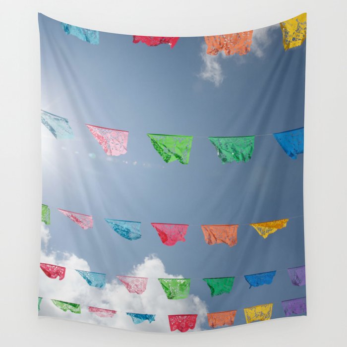 Papel Picado - Mexican Fiesta #1 #wall #art #society6 Wall Tapestry