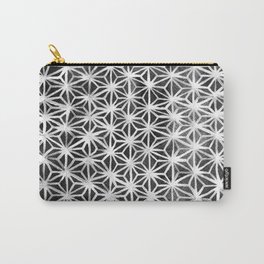 Diamond Star in black and white Carry-All Pouch