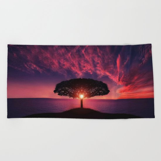 Sunset of Life Beach Towel