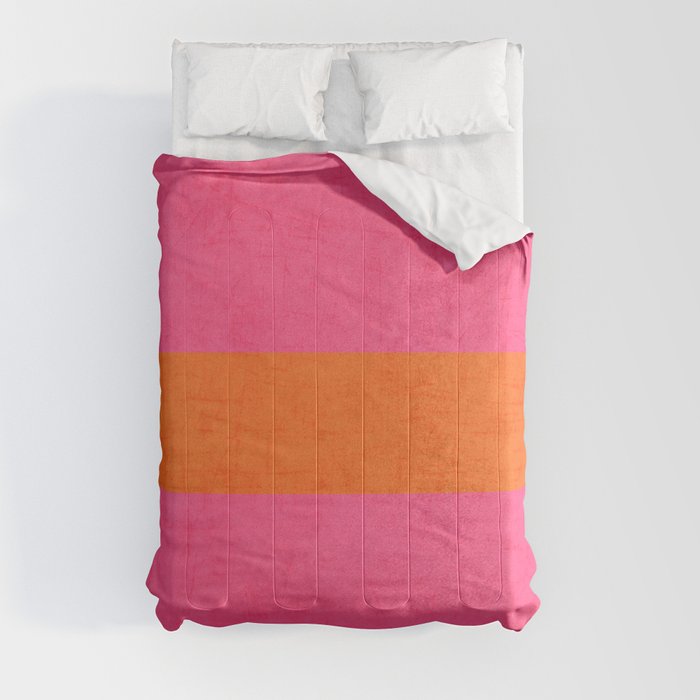 hot pink and orange classic  Comforter