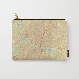 Austin Map Retro Carry-All Pouch | Other, America, Graphicdesign, Austin, Map, Popart, Illustration, States, Watercolor, City 