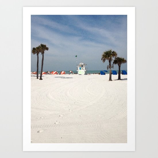 Lifeguard stand 2 Art Print