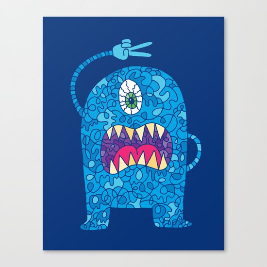 Peace Monster Canvas Print