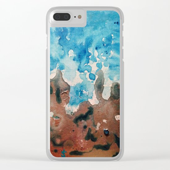 Water and Sand is Where I Want to Be Clear iPhone Case