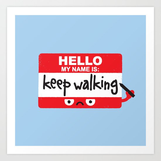 The Red Badge of Discourage Art Print