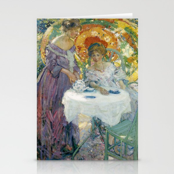 Afternoon Tea by Richard Emile Miller Stationery Cards