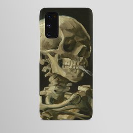 Vincent van Gogh - Skull of a Skeleton with Burning Cigarette Android Case