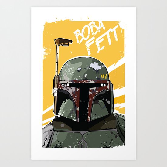 Fett Art Print