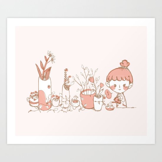 Little Garden Art Print