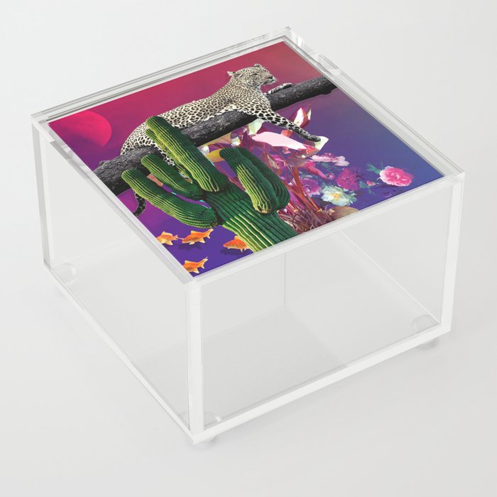 "fish love" valentines series by weart2.com Acrylic Box