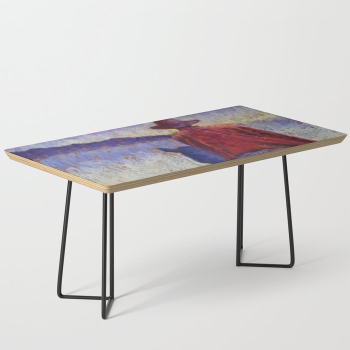 Solitude Original Art Pastel Painting Coffee Table By Paperrescuedesigns Society6