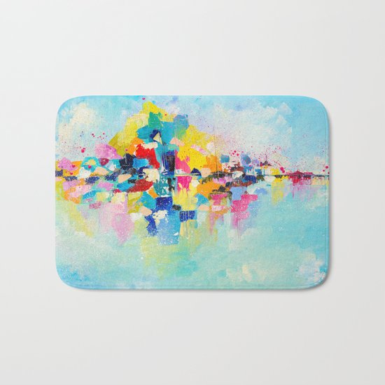 Island of happiness Bath Mat