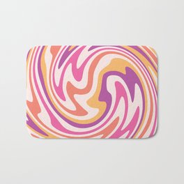 70s retro swirl sunset psychedelic Bath Mat | Hippie, Spiral, Swirl, Peace, Psychedelic, Graphicdesign, Trippy, 1970S, Colorful, Retro 