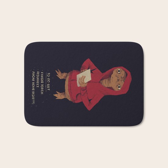 E.T. to-do-list Bath Mat