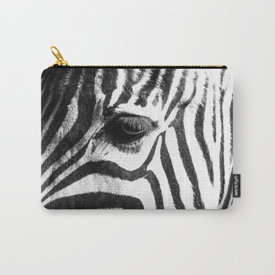 Zebra Carry-All Pouch