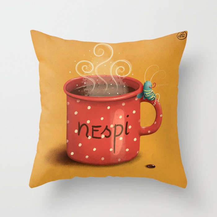 coffee  cup Throw Pillow