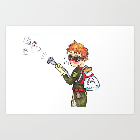 Ghost Hunter Art Print