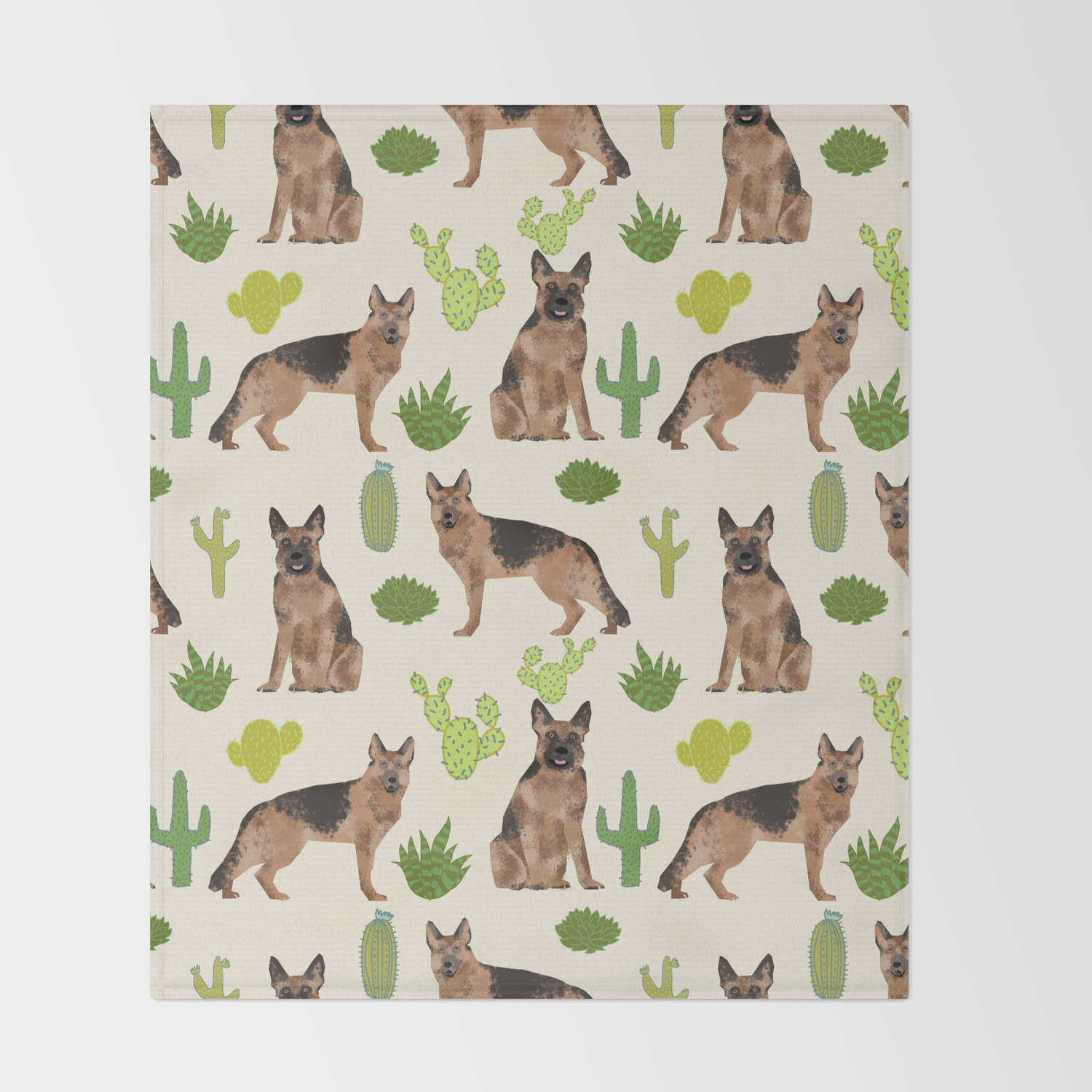German Shepherd Cactus Desert Southwest Dog Lover Gifts Dog Breed