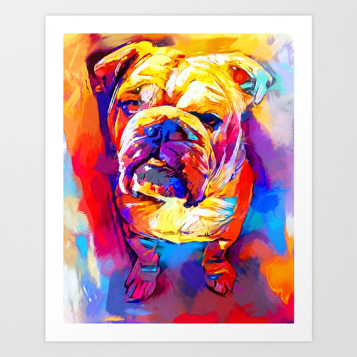 Bulldog 4 Art Print
