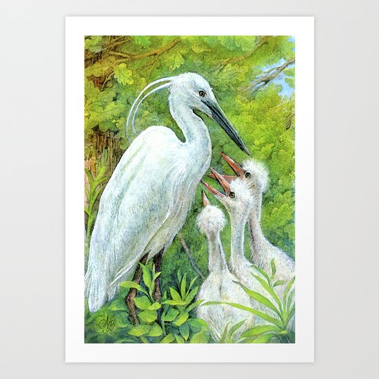 More food... Art Print