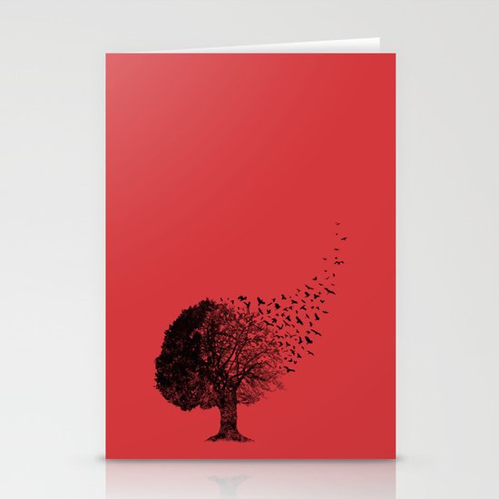 Autumn Birds Stationery Cards
