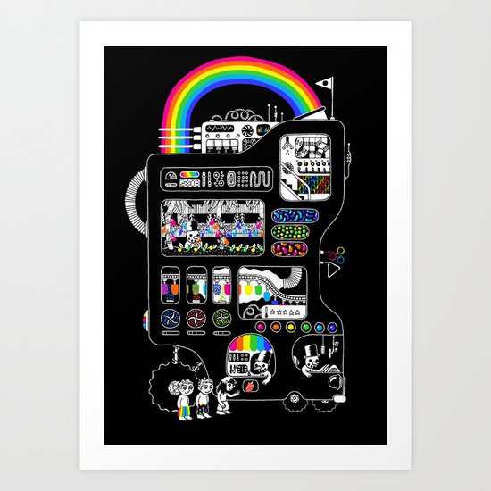 The Icecreamator Art Print