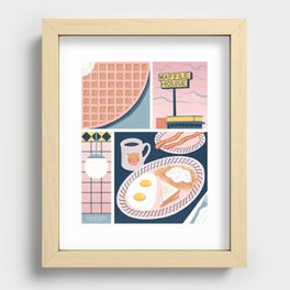 Waffle House Recessed Framed Print