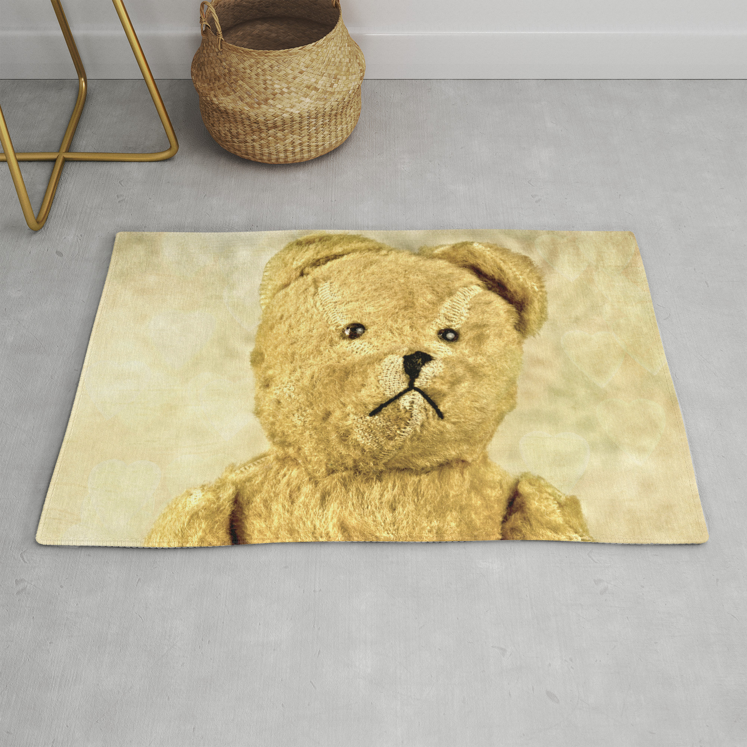 teddy bear rug