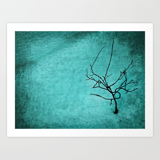Landscape ~Winter abstract Art Print