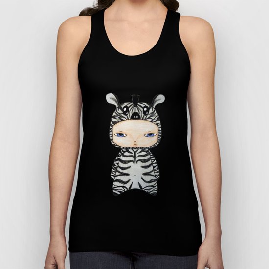 A Boy - Zebra Unisex Tank Top