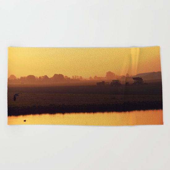Morning activity #2 Beach Towel