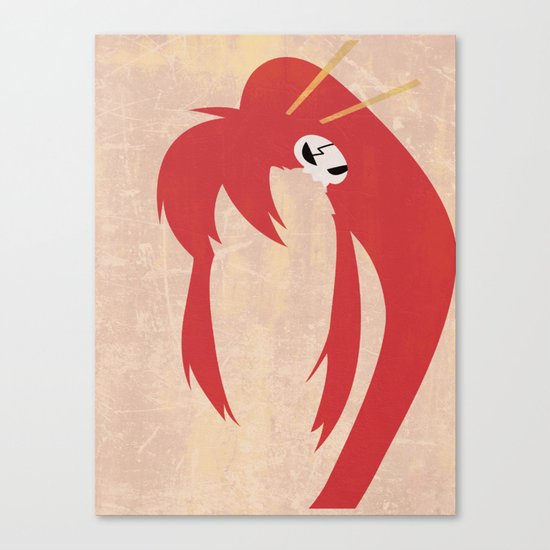 Minimalist Yoko Canvas Print