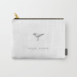 'Hello, Plover' Piping Plover from Maine Carry-All Pouch